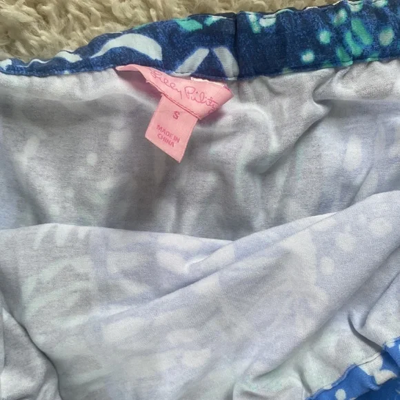 Excellent condition Lilly Pulitzer Meridian Midi Dress Small in indigo leid back - Picture 6 of 6